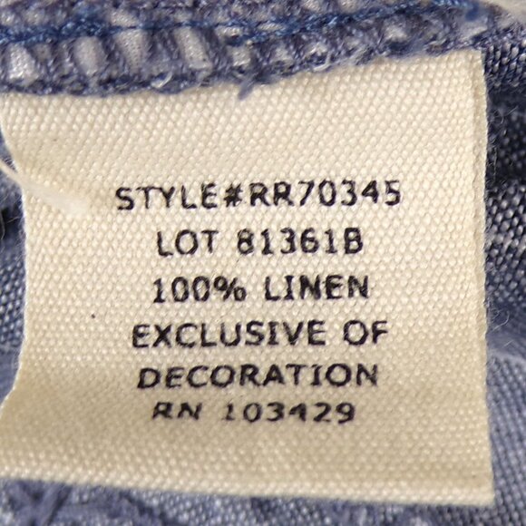 Anthropologie Marrakech Wide Leg Cropped Pants Linen NWT Size 26 #393 - Picture 8 of 9